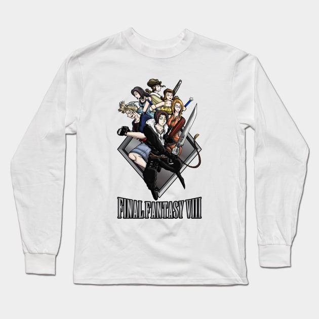 Final Fantasy VIII Heroes Long Sleeve T-Shirt by WarioPunk